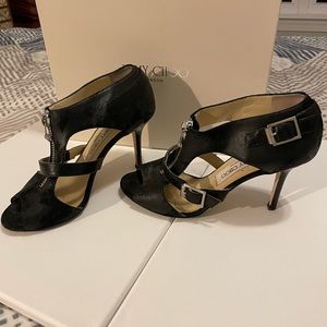Jimmy Choo suede booties, great condition, size 6.5, comes with Jimmy Choo Box